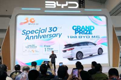 BYD Rayakan Kiprah 30 Tahun Dengan Promo Menarik Selama GJAW 2024