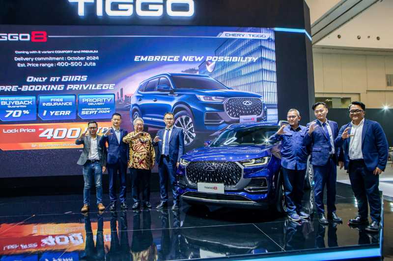 Chery Tiggo 8 Sudah Dapat Dipesan di GIIAS 2024, Harga Rp400 Jutaan! Chery Tiggo 8 Sudah Dapat Dipesan di GIIAS 2024, Harga Rp400 Jutaan!