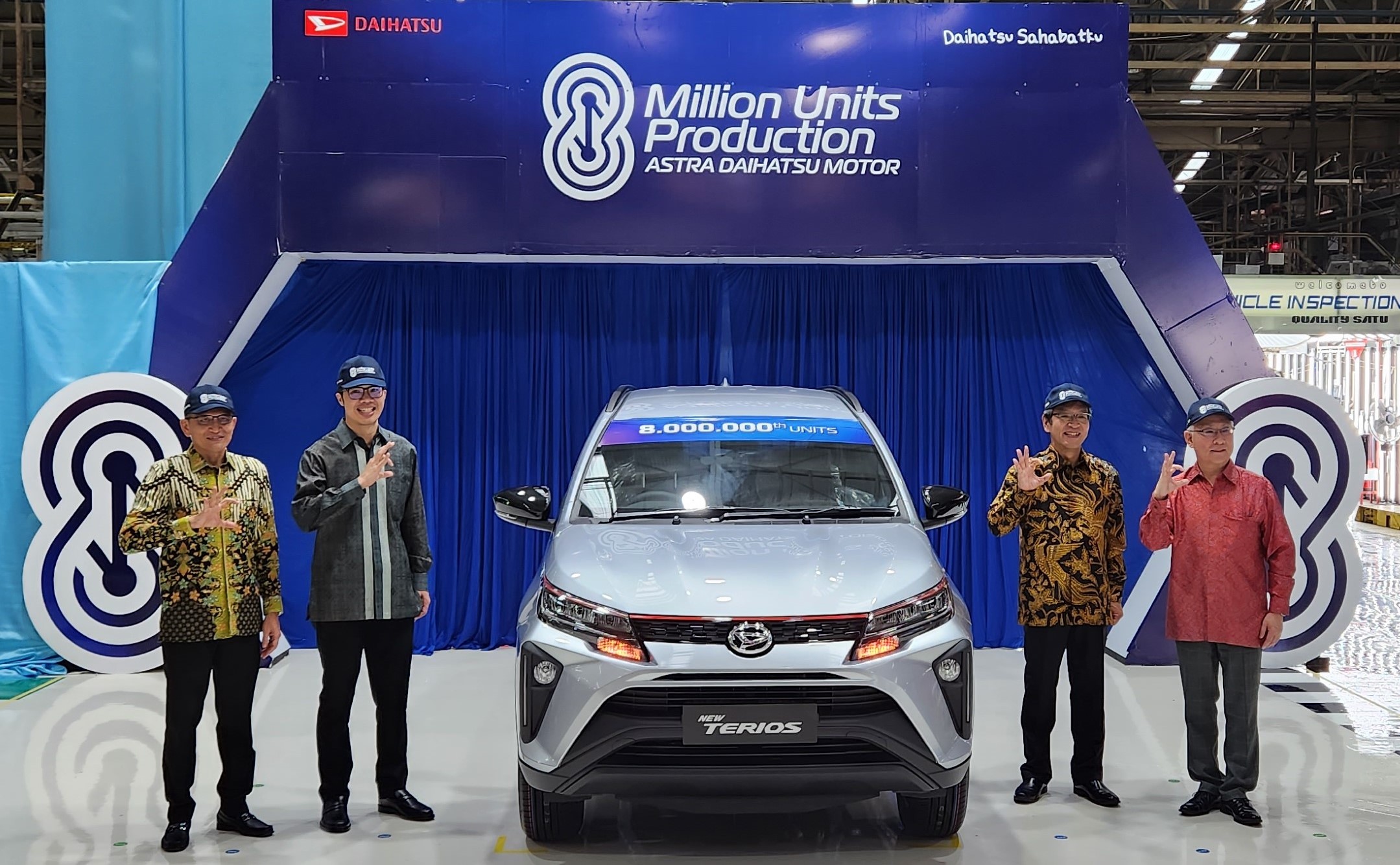 8 Juta Unit Mobil Sudah Diproduksi Daihatsu di Indonesia