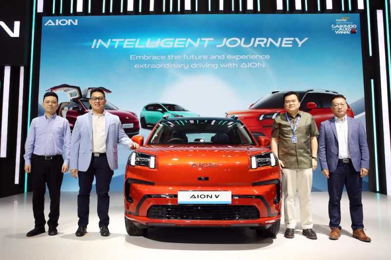 Model Terbaru Aion V Berwajah T-Rex Diperkenalkan di GJAW 2024 Model Terbaru Aion V Berwajah T-Rex Diperkenalkan di GJAW 2024