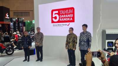 Rangka Motor Baru Honda Digaransi 5 Tahun, Motor Lama Gimana?