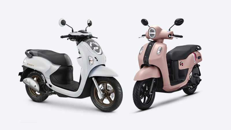 Komparasi New Honda Scoopy vs Yamaha Fazzio, Siapa Paling Retro?