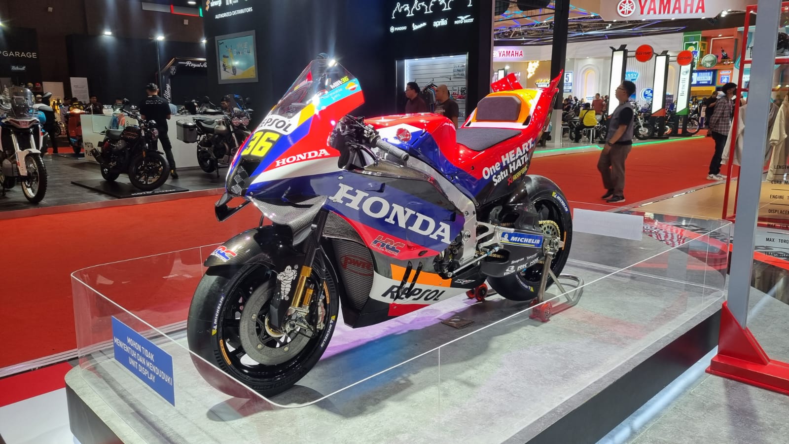 Bukan Replika, Honda RC213V MotoGP 2022 Mejeng di IIMS!