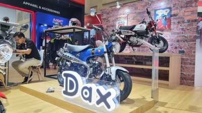 Honda ST125 Dax Warna Baru Mejeng di IMOS 2024