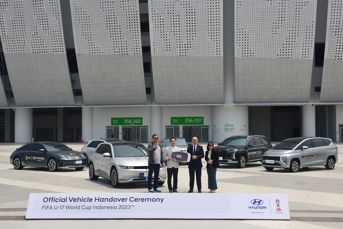 Ratusan Unit Mobil Hyundai Jadi Official Car Piala Dunia U-17