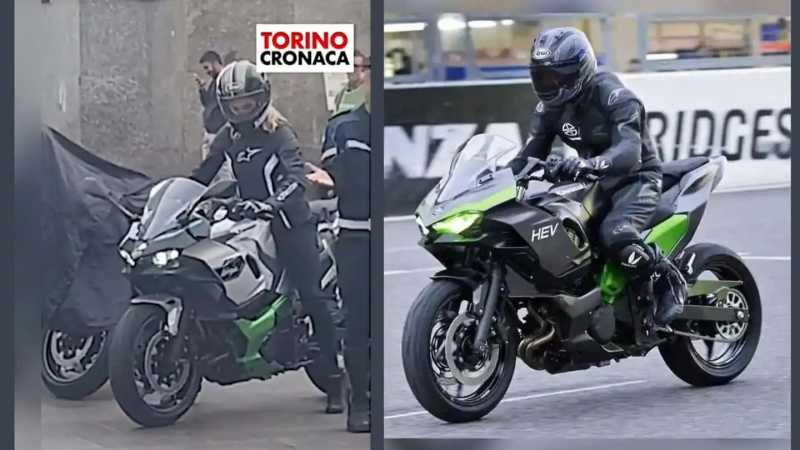 Spy Shot Motor Hybrid Kawasaki Lagi Dites di Italia