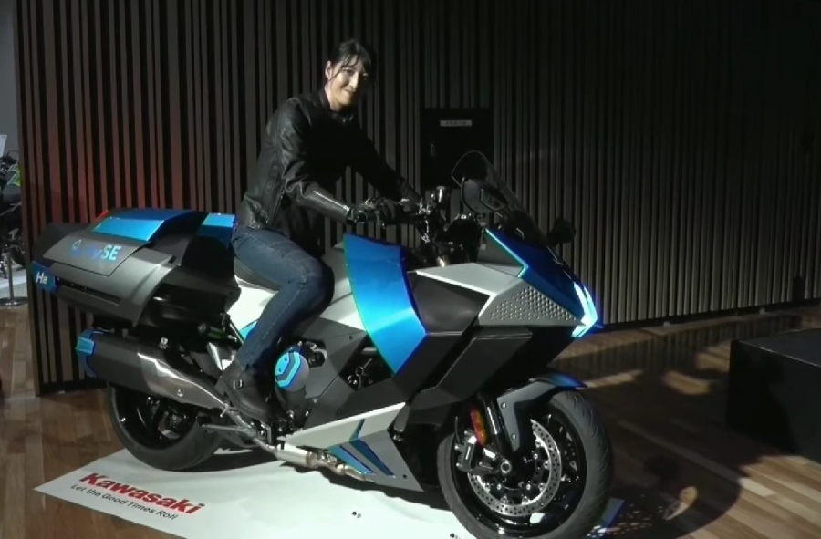 Motor Hidrogen Kawasaki Ninja H2 HySE Terungkap di Jepang