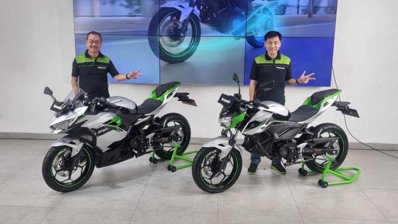 Akhirnya Kawasaki Ninja Listrik Meluncur di RI, Harganya Rp140 Jutaan!