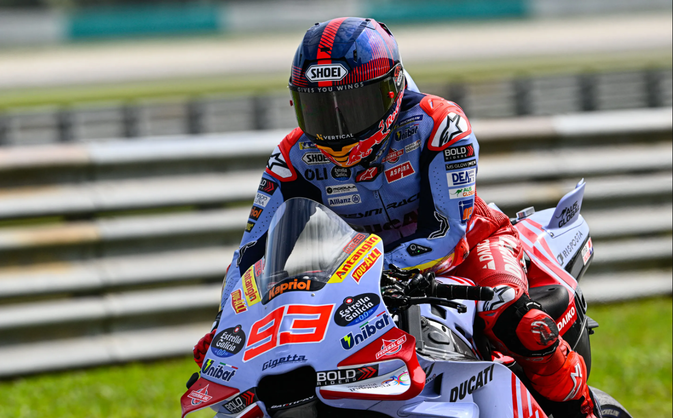 Masih Awal Tahun, Marc Marquez Sudah Jatuh Pakai Ducati di Qatar