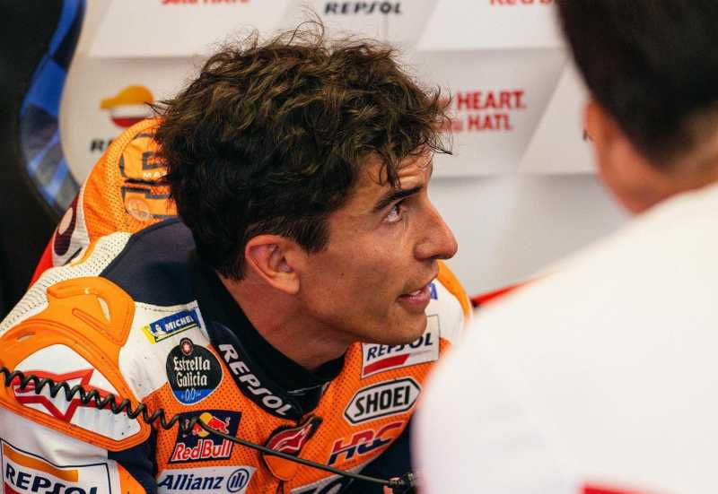 Marc Marquez <i>Comeback</i>, Geber CBR600RR di Trek Aragon Marc Marquez <i>Comeback</i>, Geber CBR600RR di Trek Aragon