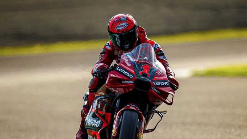 Jorge Martin Jatuh, Bagnaia Juarai MotoGP Mandalika 2023