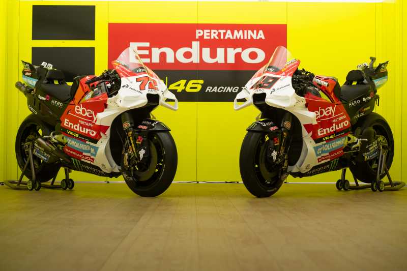 FOTO: Detail Pertamina Enduro VR46 Racing Team yang ‘Indonesia Banget’