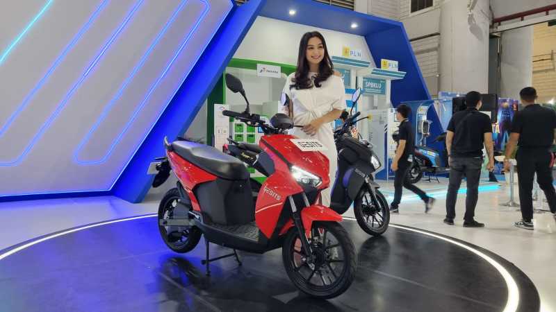 GESITS Perkenalkan Motor Listrik Raya E di PEVS 2023, Harganya Rp20 Jutaan!