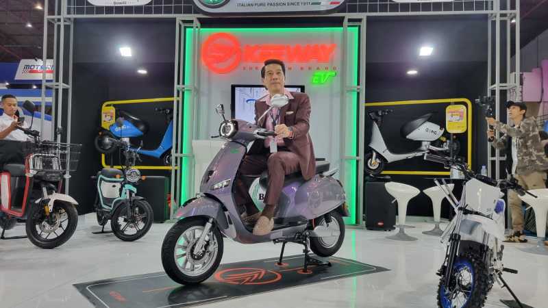 Keeway EV Anne Diluncurkan di PEVS 2023, Harganya Cuma Rp19 Jutaan!
