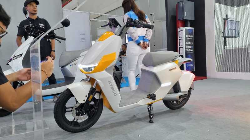 FOTO: Motor Listrik Kymco IONEX Mo One Mungil dan Bisa Bawa Barang