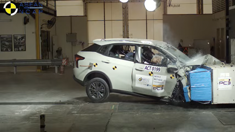 Keamanan Dipertanyakan: Neta V Tidak Lulus Tes Tabrak ASEAN NCAP