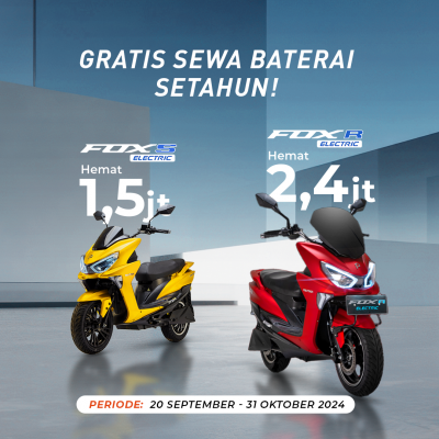 Polytron Berikan Subsidi dan Gratis Sewa Baterai Motor Listrik Setahun