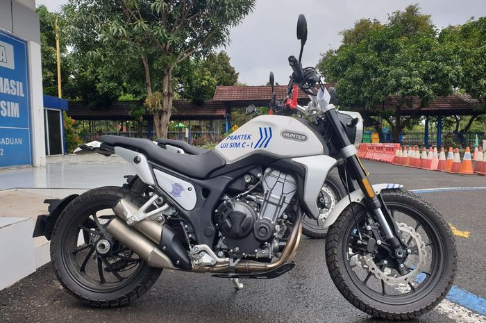 Intip Hunter Scrambler SK500, Motor yang Dipakai Ujian SIM C1 Intip Hunter Scrambler SK500, Motor yang Dipakai Ujian SIM C1