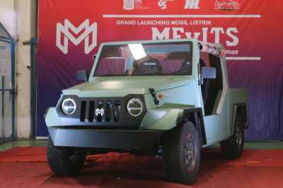 Keren! ITS Surabaya Bikin Mobil Jip Listrik MEvITS