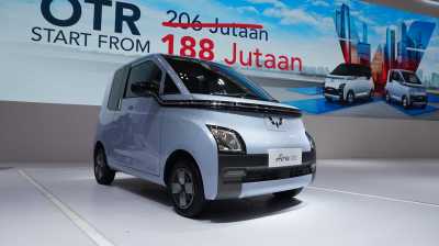 Air ev Sumbang Setengah dari Total Penjualan Wuling di GIIAS 2023  