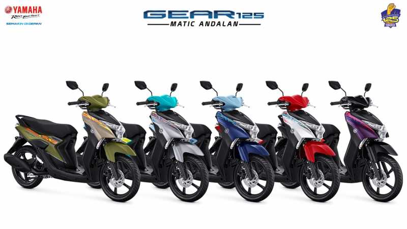 Warna Baru Yamaha Gear 125 Makin Segar, Lumayan buat Lebaran