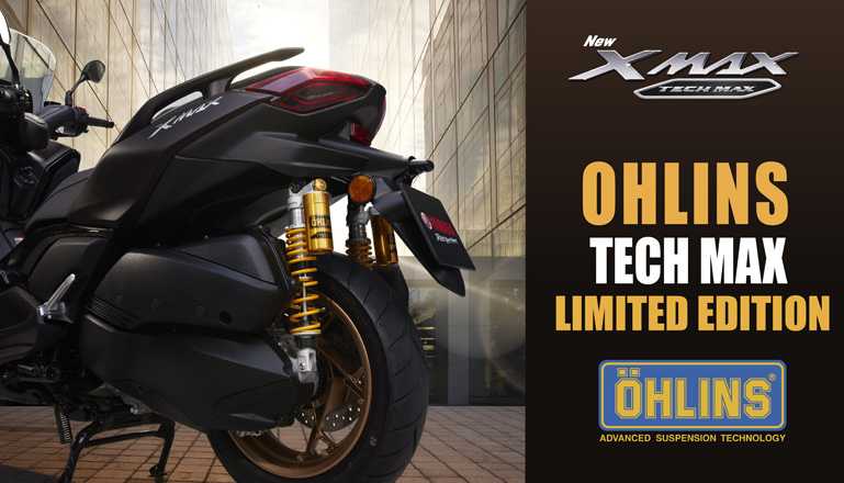 Yamaha Xmax TechMAX Thailand Pakai Suspensi Ohlins, Harga Rp100 Juta! Yamaha Xmax TechMAX Thailand Pakai Suspensi Ohlins, Harga Rp100 Juta!
