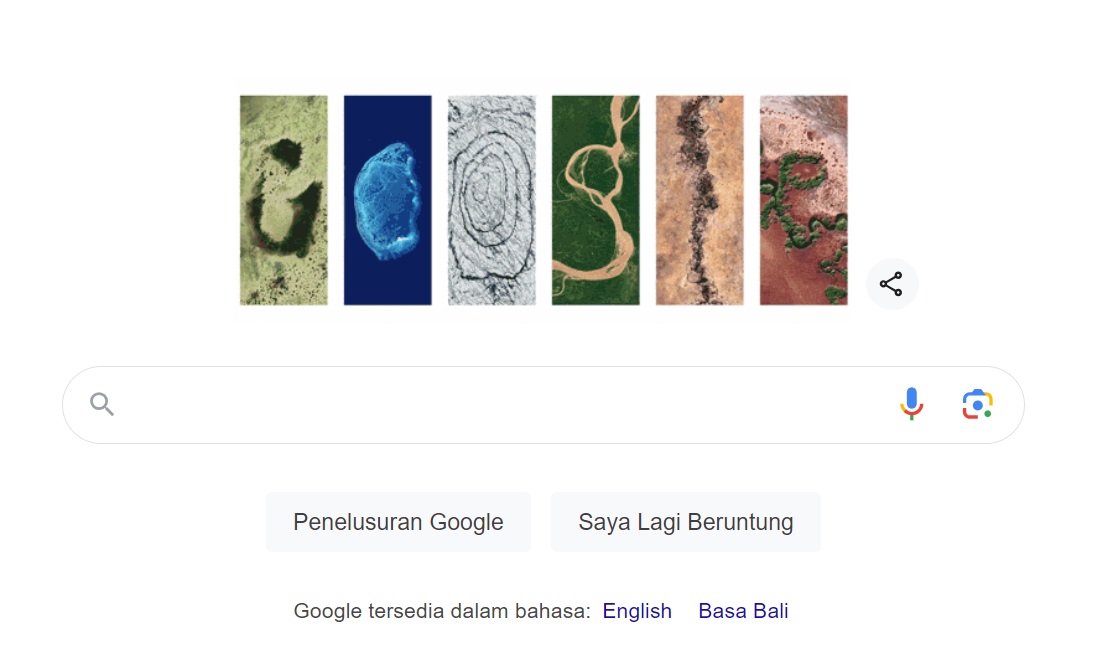 Peringati Hari Bumi, Rangkaian Potret Alam Mejeng di Google Doodle