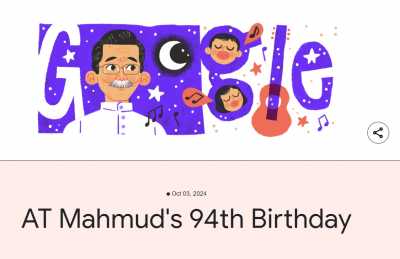 Google Doodle Pajang AT Mahmud, Sang Pencipta Lagu ‘Cicak di Dinding'