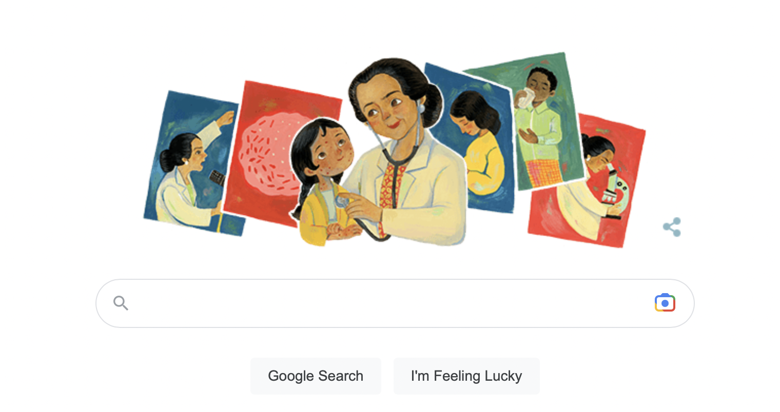 Google Doodle Rayakan Kelahiran Prof Dr Julie Sulianti Saroso