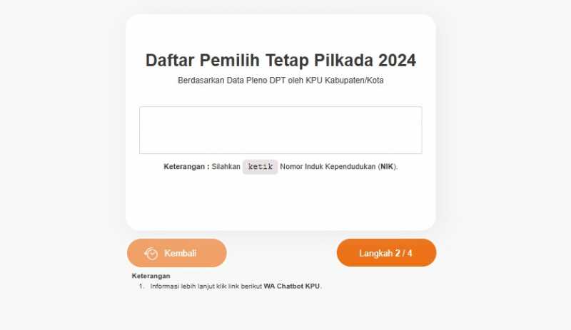 Pastikan Sudah Terdaftar, Ini Langkah DPT Secara Online