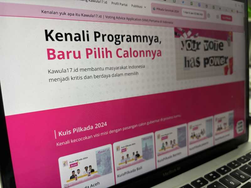 Sebelum Nyoblos, Kenali Paslon Pilkada dengan Kuis di Situs Kawula17 Sebelum Nyoblos, Kenali Paslon Pilkada dengan Kuis di Situs Kawula17