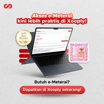 Lebih Mudah, Kini Bisa Beli e-Meterai di Xooply by Metranet