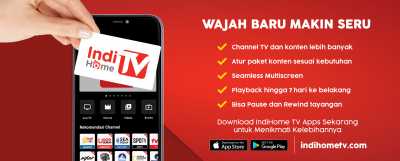 UseeTV Go Ganti Nama Jadi IndiHome TV, Makin Puas Akses Ragam Konten