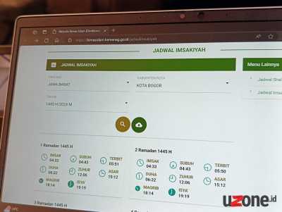 Cara Cek dan Download Jadwal Imsak Serta Buka Puasa Ramadan 2024