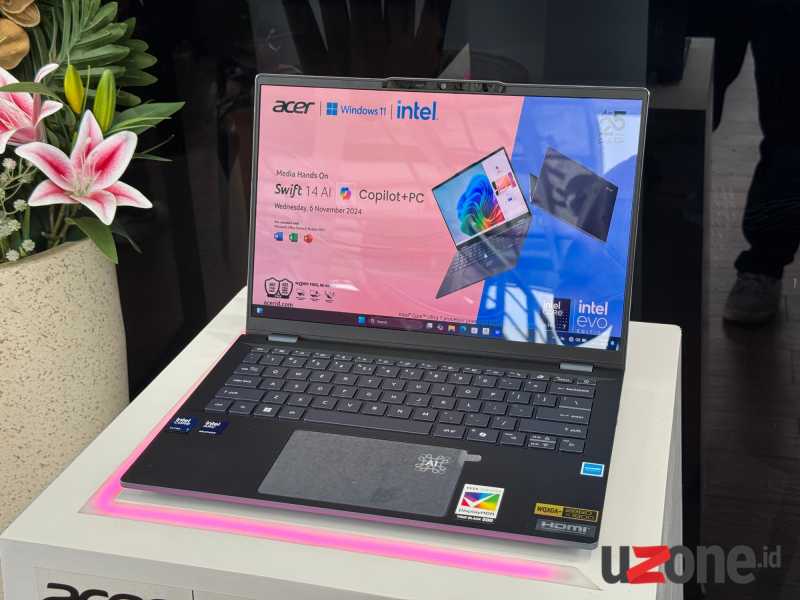 Harga dan Spesifikasi Acer Swift 14 AI, Laptop AI Terbaru di Indonesia