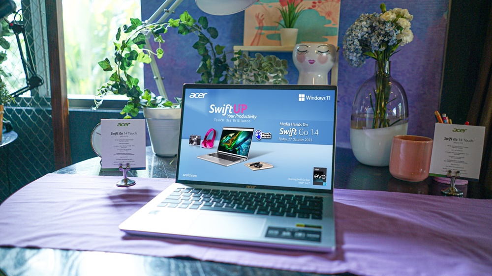 Acer Swift Go 14 Touch, Laptop Touchscreen Murah Sudah Intel 13th Gen