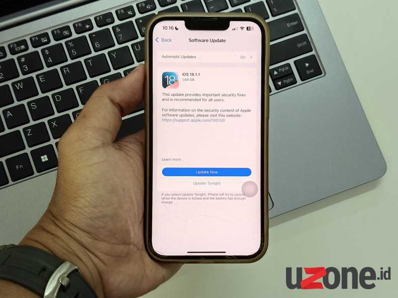 Ada Celah Keamanan Bahaya, User iPhone Wajib Update iOS 18.1.1