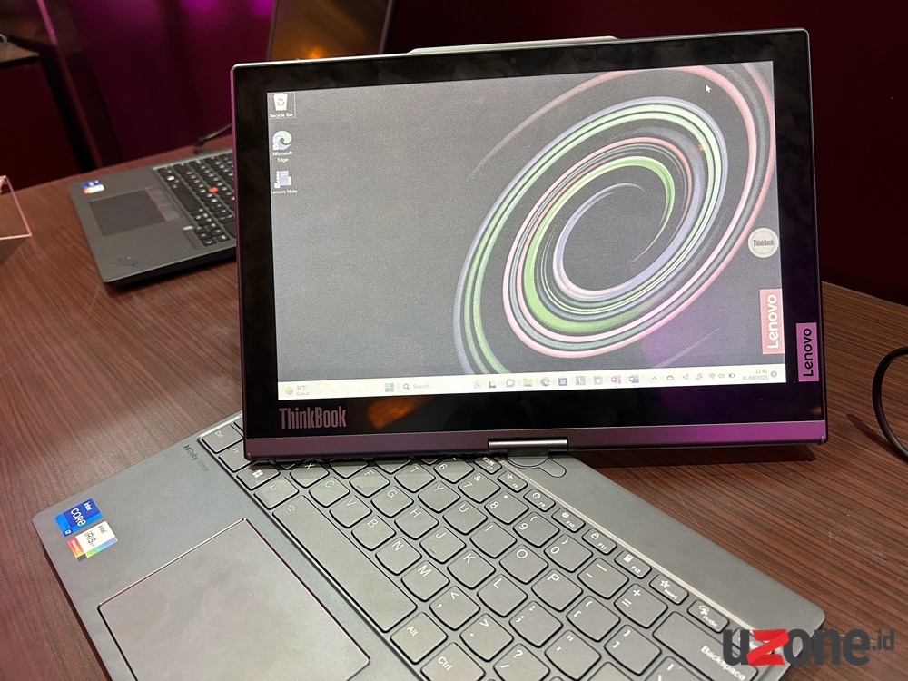 Lenovo ThinkBook Plus Twist, Laptop 2 Layar Bisa Diputar Kiri-Kanan