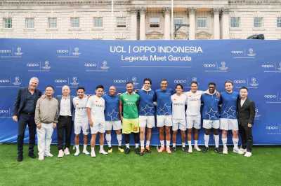 Pesta Goal, Oppo Gelar Laga Seru Indonesia All-Star vs UCL Legends