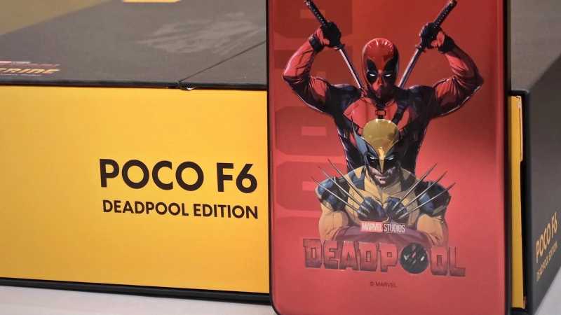 Tampang Poco F6 Deadpool Edition yang Bikin Fans Marvel Ngiler Tampang Poco F6 Deadpool Edition yang Bikin Fans Marvel Ngiler