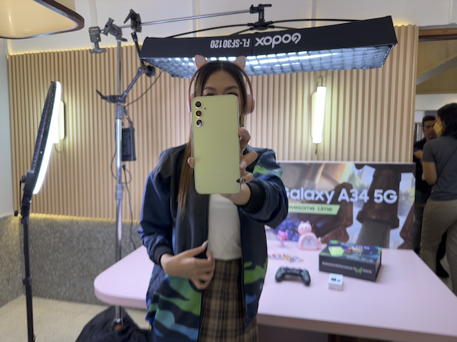 Galaxy A34 5G Hadir Warna Lime, dapat Bonus Paket Game Rp 1 Juta Galaxy A34 5G Hadir Warna Lime, dapat Bonus Paket Game Rp 1 Juta