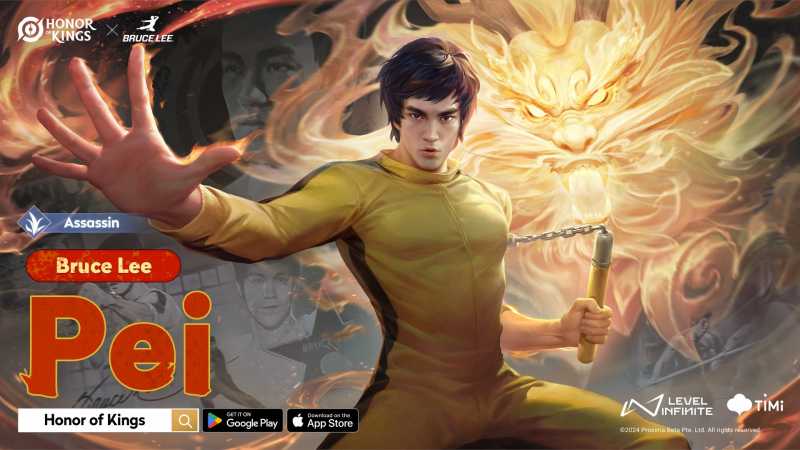 Skin Bruce Lee gratis di Honor of Kings, dan berikut cara mendapatkannya