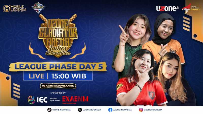 LIVE! UGA Ladies Competition Day-5, Yuk Ditonton!