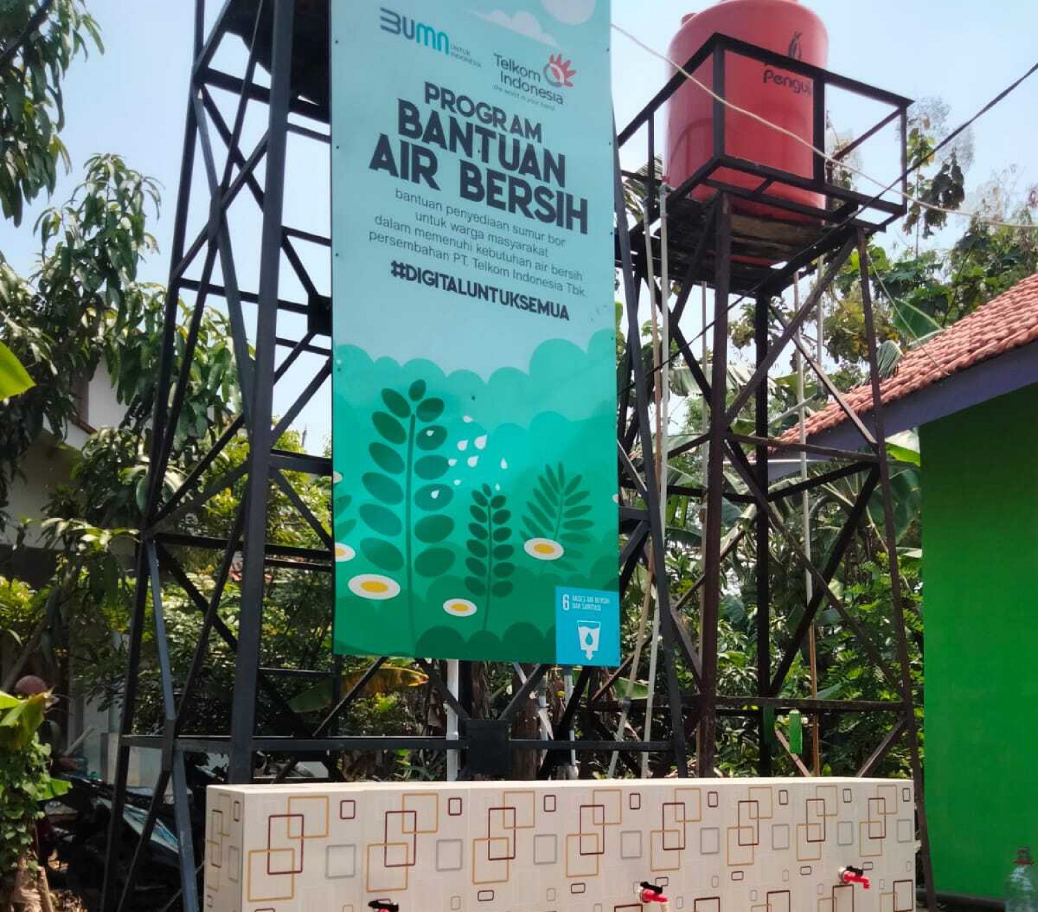 Telkom Targetkan 100 Wilayah Indonesia Dapat Bantuan Akses Air Bersih