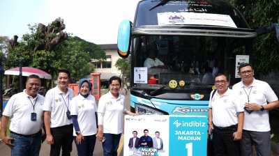 Indibiz dan Telkom Group Lepas Peserta Mudik Gratis Bersama BUMN 2024