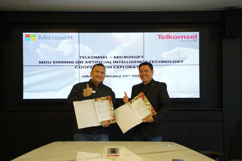 Sistem Layanan Pelanggan Telkomsel Disokong Microsoft Azure AI