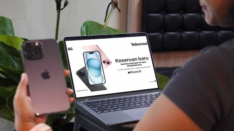 Pre-order iPhone 15 Series di Telkomsel, Bundling Paket Sampai 165 GB Pre-order iPhone 15 Series di Telkomsel, Bundling Paket Sampai 165 GB