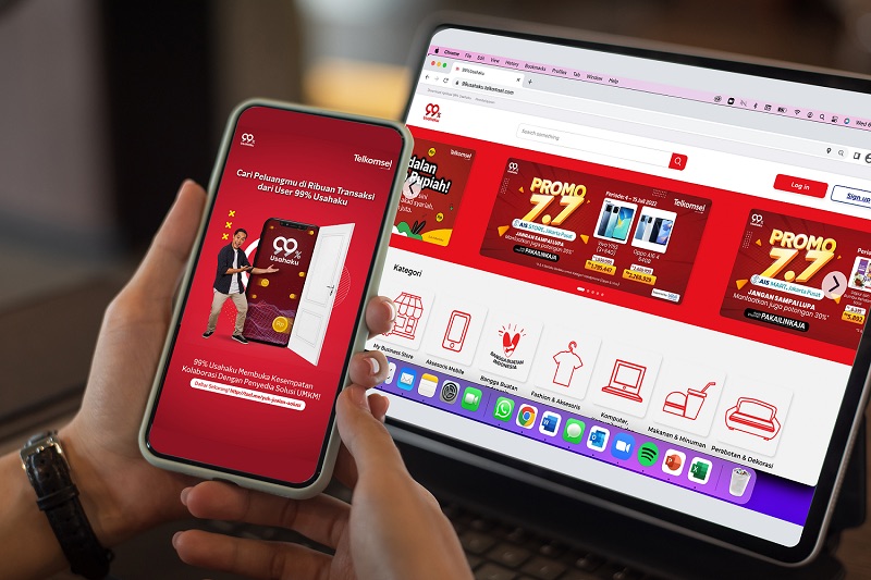 Genjot Digitalisasi UMKM, Telkomsel Ajak Startup Gabung di 99% Usahaku Genjot Digitalisasi UMKM, Telkomsel Ajak Startup Gabung di 99% Usahaku