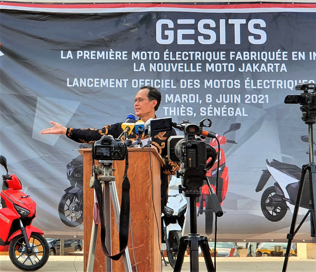 Gak Banyak Drama, Motor Listrik Gesit Diekspor ke Afrika Gak Banyak Drama, Motor Listrik Gesit Diekspor ke Afrika