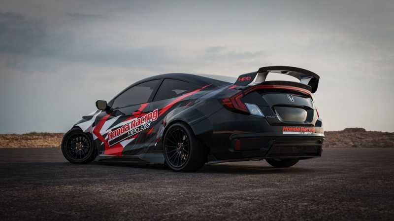 Honda Civic Drift, Penggerak Belakang Bertenaga 926 Hp!